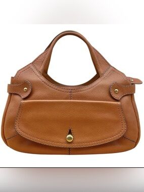 Tod’s Elegant Tan Leather Shoulder Bag Like New